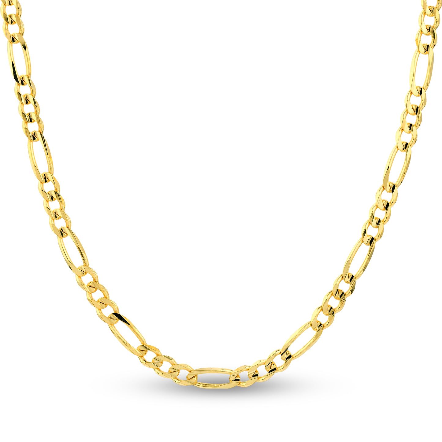 14K Gold Figaro Chains 150 Gauge 8mm