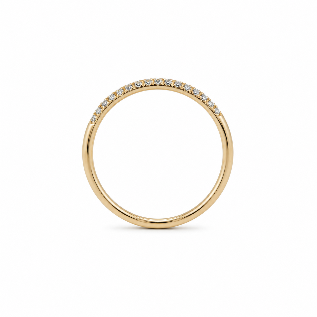 14k Gold 0.13 tcw Pavé Lab Grown Diamond Band