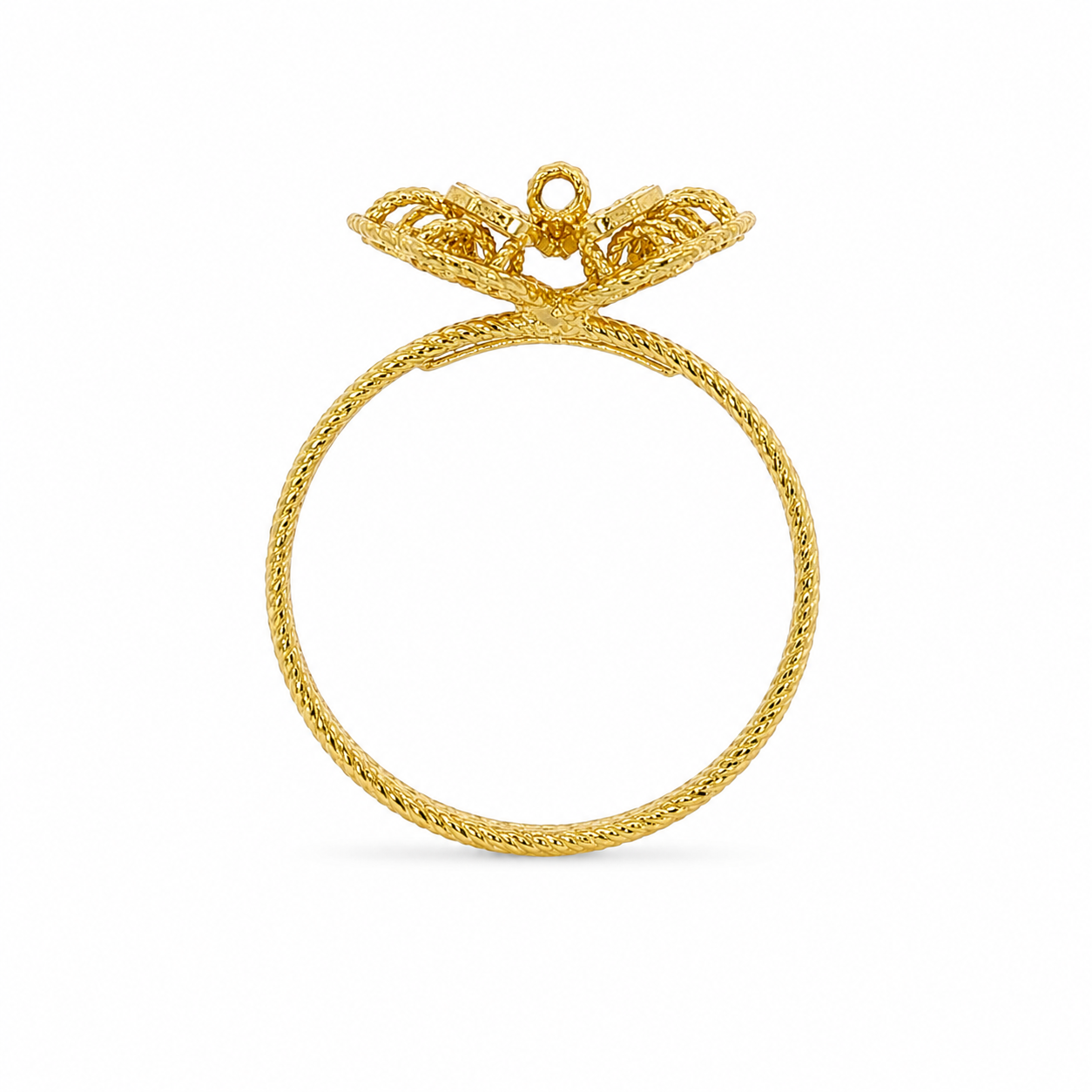24k Prism Butterfly Ring