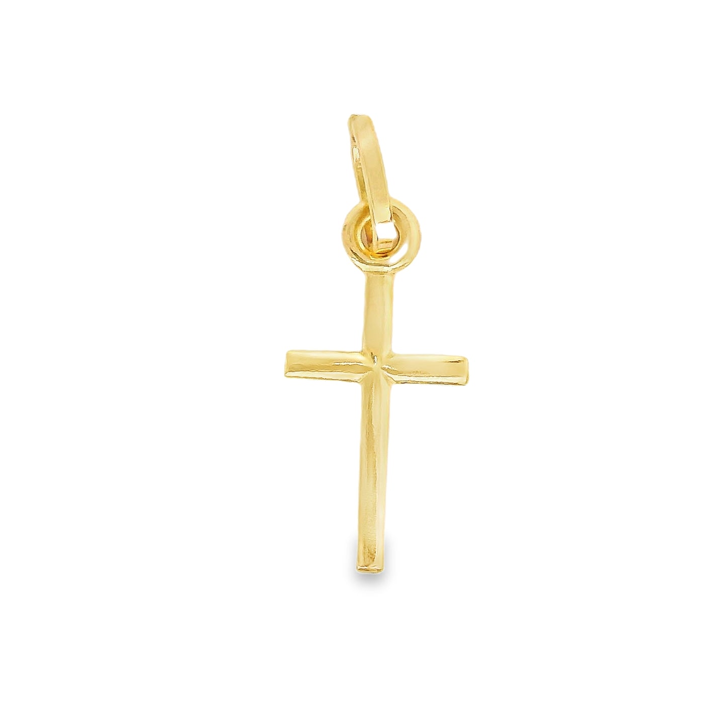 14k Gold Dainty Cross Pendant