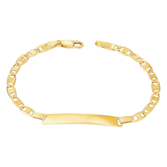 14k Valentino ID Bracelet - 7.5"