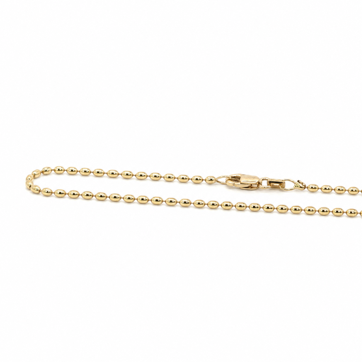 14k Yellow Gold Rice Bead Bracelet (150g) - 8"