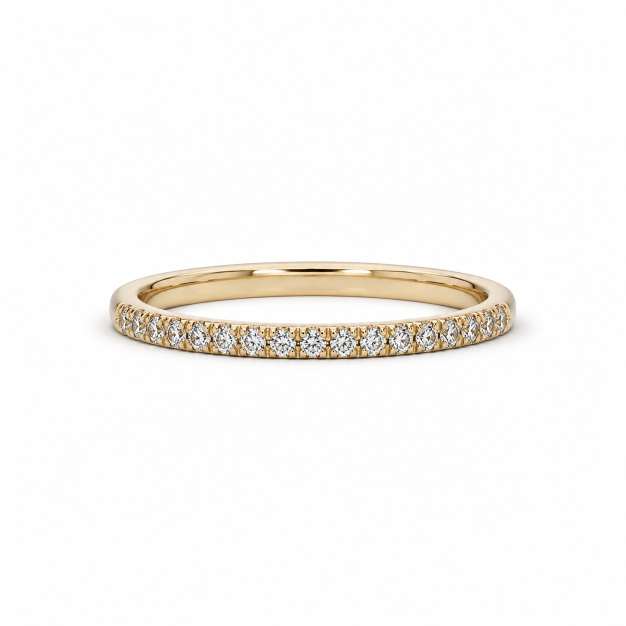 14k Gold 0.13 tcw Pavé Lab Grown Diamond Band