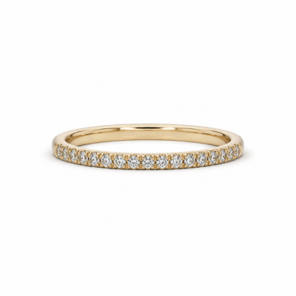 14k Gold 0.13 tcw Pavé Lab Grown Diamond Band