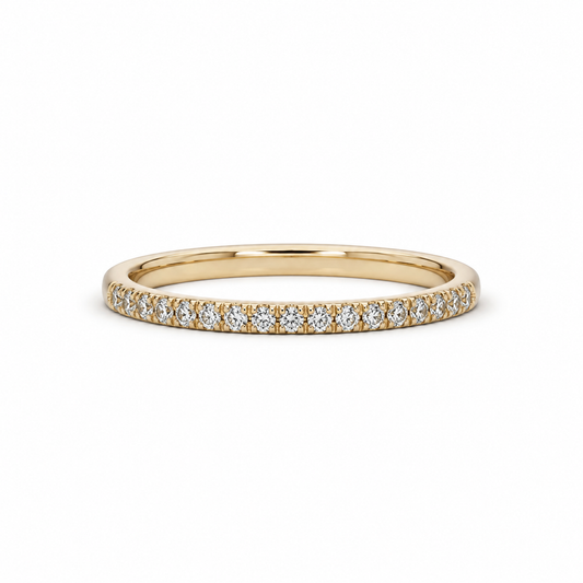 14k Gold 0.13 tcw Pavé Lab Grown Diamond Band