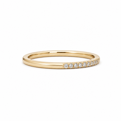 14k Gold 0.13 tcw Pavé Lab Grown Diamond Band