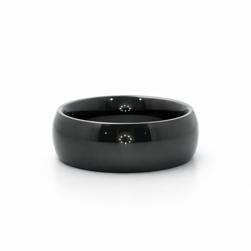 "Maximus" 8mm Tungsten Wedding Band (sz 10)
