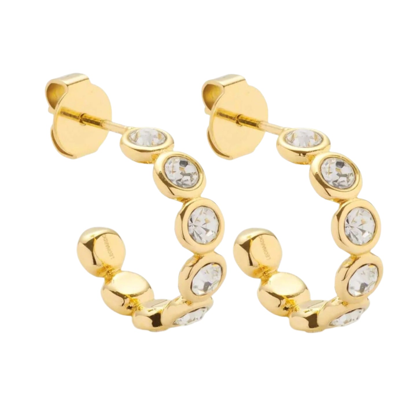 Luna Petite Moissanite Open Huggies – 11mm