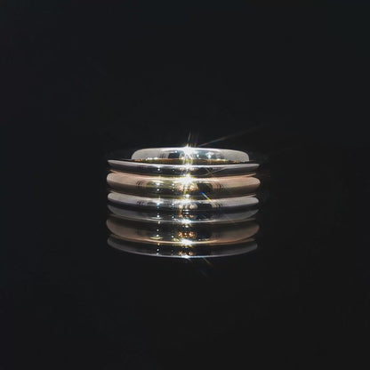 14k Gold 6mm Grooved Band | Size 10