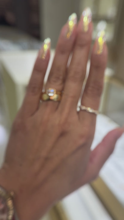 14k Gold and Natural Diamond Twist Eternity Band (0.61 tcw)